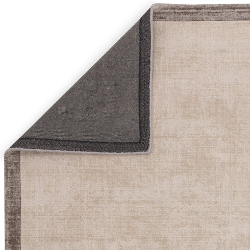 Slade Rug Border Putty/Silver